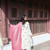 White Lotus Set (Kurti + Plazo + Duppata)