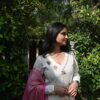 White Lotus Set (Kurti + Plazo + Duppata)