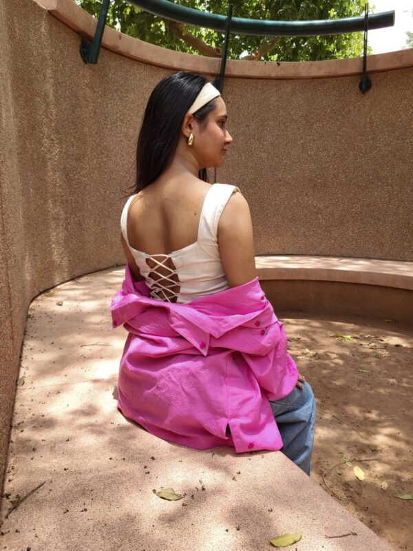 Kamal Kari Corset Style Top
