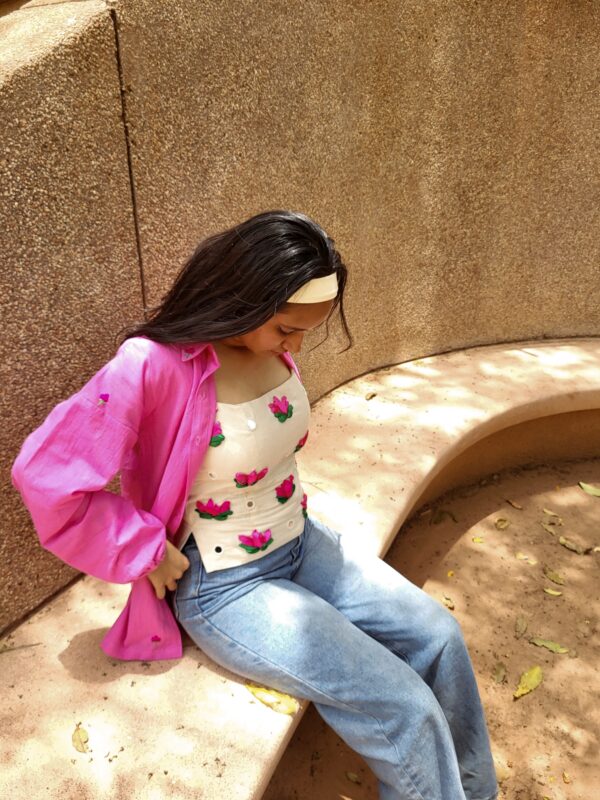 Kamal Kari Corset Style Top